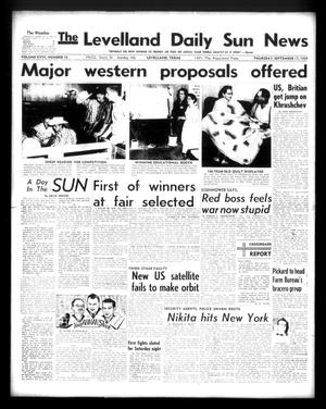The Levelland Daily Sun News (Levelland, Tex.), Vol. 18, No. 16, Ed. 1 Thursday, September 17, 1959
