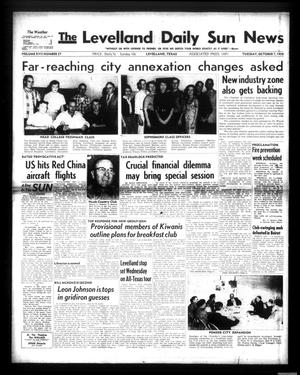 The Levelland Daily Sun News (Levelland, Tex.), Vol. 17, No. 27, Ed. 1 Tuesday, October 7, 1958