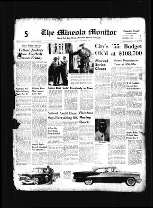 Primary view of object titled 'The Mineola Monitor (Mineola, Tex.), Vol. 79, No. 36, Ed. 1 Thursday, November 18, 1954'.