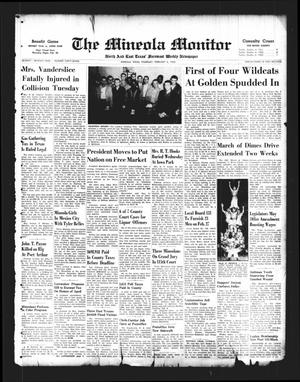 The Mineola Monitor (Mineola, Tex.), Vol. 77, No. 47, Ed. 1 Thursday, February 5, 1953