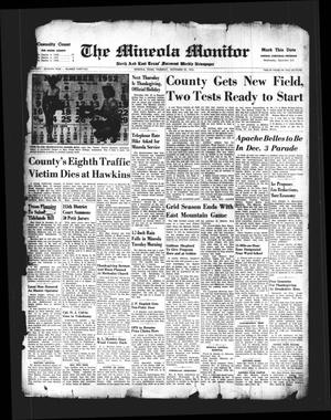 Primary view of object titled 'The Mineola Monitor (Mineola, Tex.), Vol. 77, No. 36, Ed. 1 Thursday, November 20, 1952'.