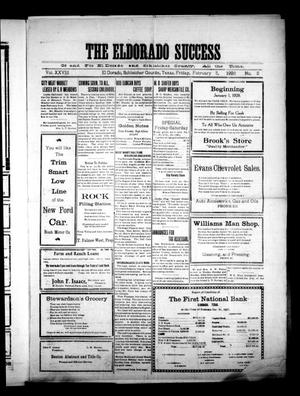 The Eldorado Success (Eldorado, Tex.), Vol. 28, No. 5, Ed. 1 Friday, February 3, 1928