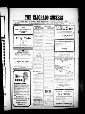 The Eldorado Success (Eldorado, Tex.), Vol. 26, No. 32, Ed. 1 Friday, August 6, 1926