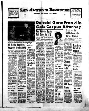 San Antonio Register (San Antonio, Tex.), Vol. 44, No. 30, Ed. 1 Friday, January 9, 1976