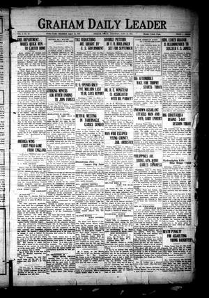 Primary view of object titled 'Graham Daily Leader (Graham, Tex.), Vol. 1, No. 87, Ed. 1 Saturday, June 18, 1921'.