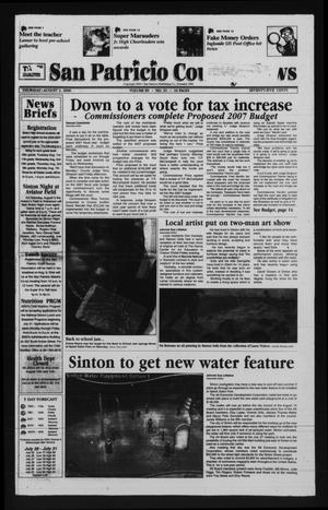 Primary view of object titled 'San Patricio County News (Sinton, Tex.), Vol. 99, No. 31, Ed. 1 Thursday, August 3, 2006'.
