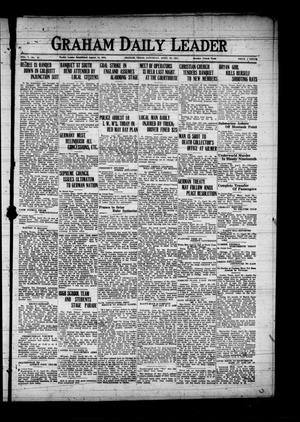 Primary view of object titled 'Graham Daily Leader (Graham, Tex.), Vol. 1, No. 45, Ed. 1 Saturday, April 30, 1921'.