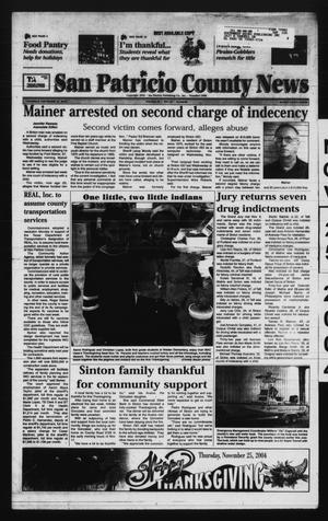 Primary view of object titled 'San Patricio County News (Sinton, Tex.), Vol. 97, No. 47, Ed. 1 Thursday, November 25, 2004'.