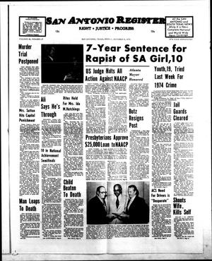 San Antonio Register (San Antonio, Tex.), Vol. 45, No. 27, Ed. 1 Friday, October 8, 1976