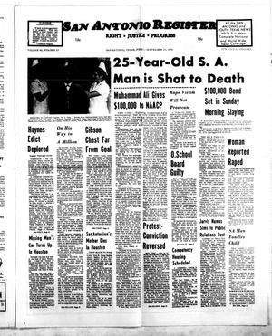 San Antonio Register (San Antonio, Tex.), Vol. 45, No. 23, Ed. 1 Friday, September 10, 1976