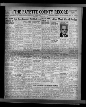 The Fayette County Record (La Grange, Tex.), Vol. 35, No. 66, Ed. 1 Tuesday, June 18, 1957