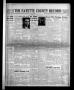 Newspaper: The Fayette County Record (La Grange, Tex.), Vol. 31, No. 10, Ed. 1 F…