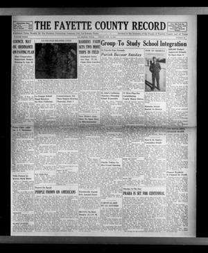 The Fayette County Record (La Grange, Tex.), Vol. 33, No. 82, Ed. 1 Friday, August 12, 1955