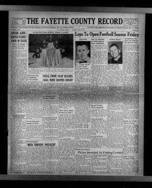 The Fayette County Record (La Grange, Tex.), Vol. 35, No. 89, Ed. 1 Friday, September 6, 1957