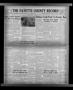The Fayette County Record (La Grange, Tex.), Vol. 35, No. 76, Ed. 1 Tuesday, July 23, 1957