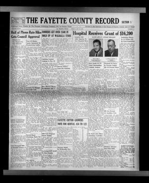 Primary view of object titled 'The Fayette County Record (La Grange, Tex.), Vol. 34, No. 14, Ed. 1 Friday, December 16, 1955'.