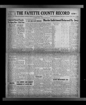 The Fayette County Record (La Grange, Tex.), Vol. 36, No. 3, Ed. 1 Friday, November 8, 1957
