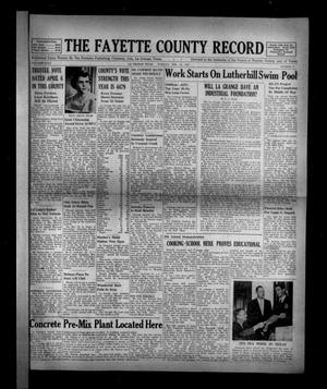 The Fayette County Record (La Grange, Tex.), Vol. 35, No. 32, Ed. 1 Tuesday, February 19, 1957