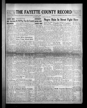 The Fayette County Record (La Grange, Tex.), Vol. 30, No. 28, Ed. 1 Tuesday, February 5, 1952