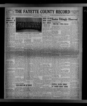 The Fayette County Record (La Grange, Tex.), Vol. 35, No. 50, Ed. 1 Tuesday, April 23, 1957