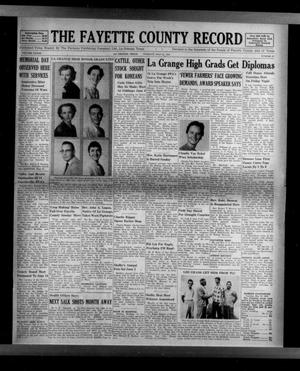 The Fayette County Record (La Grange, Tex.), Vol. 33, No. 61, Ed. 1 Tuesday, May 31, 1955