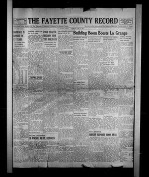 The Fayette County Record (La Grange, Tex.), Vol. 33, No. 19, Ed. 1 Tuesday, January 4, 1955