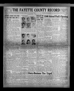 The Fayette County Record (La Grange, Tex.), Vol. 35, No. 58, Ed. 1 Tuesday, May 21, 1957
