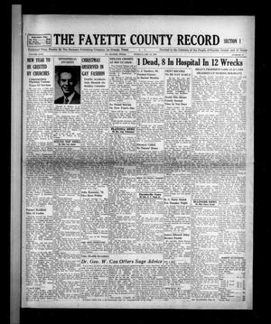 The Fayette County Record (La Grange, Tex.), Vol. 31, No. 17, Ed. 1 Tuesday, December 30, 1952