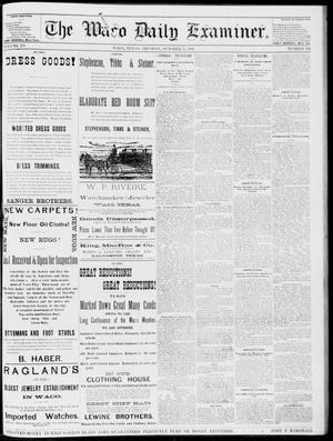 The Waco Daily Examiner. (Waco, Tex.), Vol. 15, No. 260, Ed. 1, Tuesday, October 17, 1882