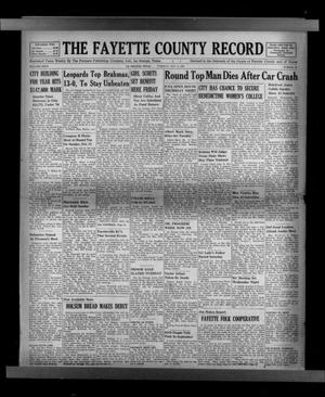 The Fayette County Record (La Grange, Tex.), Vol. 35, No. 98, Ed. 1 Tuesday, October 8, 1957