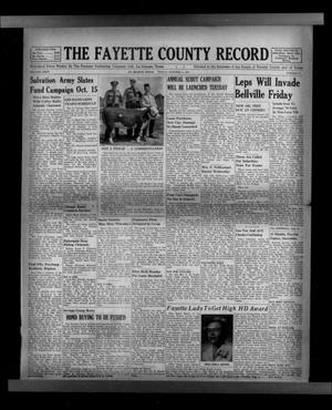 The Fayette County Record (La Grange, Tex.), Vol. 35, No. 97, Ed. 1 Friday, October 4, 1957