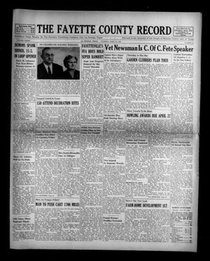 The Fayette County Record (La Grange, Tex.), Vol. 33, No. 51, Ed. 1 Tuesday, April 26, 1955