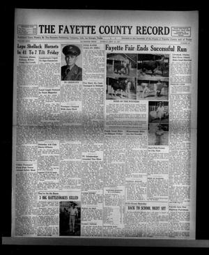 The Fayette County Record (La Grange, Tex.), Vol. 35, No. 94, Ed. 1 Tuesday, September 24, 1957