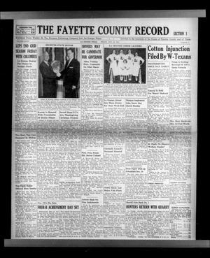 The Fayette County Record (La Grange, Tex.), Vol. 34, No. 6, Ed. 1 Friday, November 18, 1955