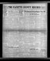 Newspaper: The Fayette County Record (La Grange, Tex.), Vol. 33, No. 29, Ed. 1 T…