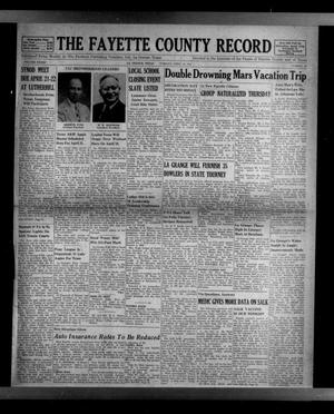 The Fayette County Record (La Grange, Tex.), Vol. 33, No. 49, Ed. 1 Tuesday, April 19, 1955