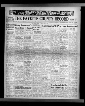 The Fayette County Record (La Grange, Tex.), Vol. 34, No. 18, Ed. 1 Friday, December 30, 1955