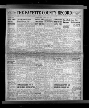 Primary view of object titled 'The Fayette County Record (La Grange, Tex.), Vol. 33, No. 22, Ed. 1 Friday, January 14, 1955'.