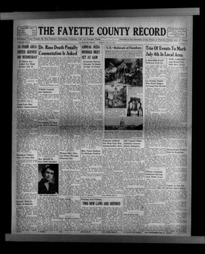 The Fayette County Record (La Grange, Tex.), Vol. 35, No. 71, Ed. 1 Friday, July 5, 1957