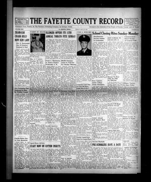 The Fayette County Record (La Grange, Tex.), Vol. 30, No. 59, Ed. 1 Friday, May 23, 1952