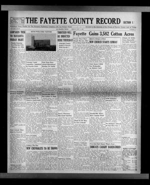 The Fayette County Record (La Grange, Tex.), Vol. 34, No. 2, Ed. 1 Friday, November 4, 1955