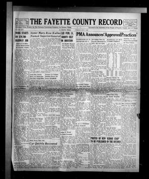 The Fayette County Record (La Grange, Tex.), Vol. 30, No. 18, Ed. 1 Tuesday, January 1, 1952