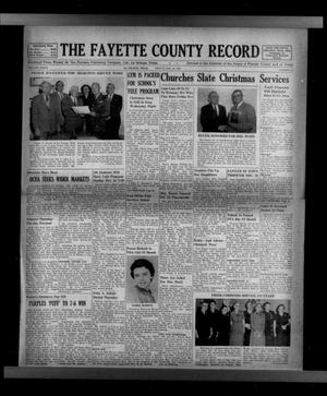 The Fayette County Record (La Grange, Tex.), Vol. 36, No. 15, Ed. 1 Friday, December 20, 1957