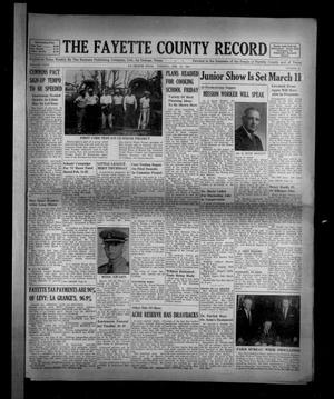 The Fayette County Record (La Grange, Tex.), Vol. 35, No. 30, Ed. 1 Tuesday, February 12, 1957