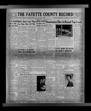 The Fayette County Record (La Grange, Tex.), Vol. 36, No. 6, Ed. 1 Tuesday, November 19, 1957