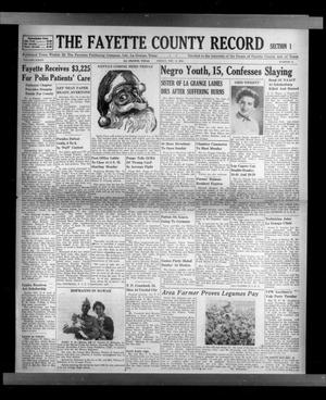 Primary view of object titled 'The Fayette County Record (La Grange, Tex.), Vol. 34, No. 12, Ed. 1 Friday, December 9, 1955'.