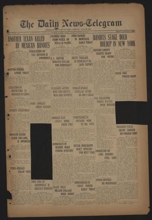 The Daily News-Telegram (Sulphur Springs, Tex.), Vol. 26, No. 256, Ed. 1 Friday, October 24, 1924