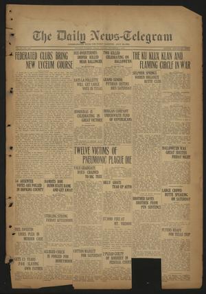The Daily News-Telegram (Sulphur Springs, Tex.), Vol. 26, No. 263, Ed. 1 Sunday, November 2, 1924