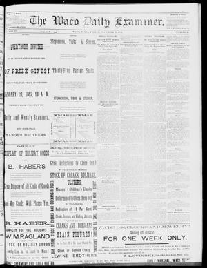 The Waco Daily Examiner. (Waco, Tex.), Vol. 15, No. 322, Ed. 1, Friday, December 29, 1882