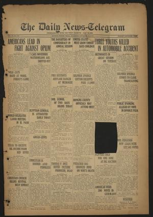 The Daily News-Telegram (Sulphur Springs, Tex.), Vol. 26, No. 278, Ed. 1 Wednesday, November 19, 1924